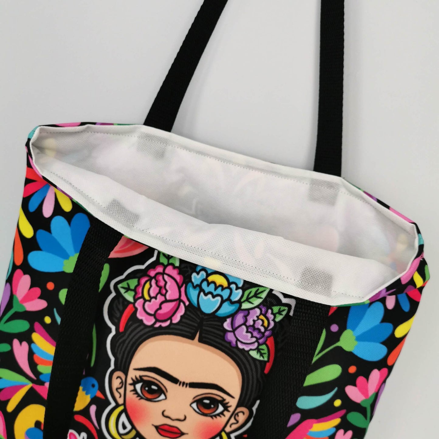 Frida Kahlo Bolso Artesanal Tenango.