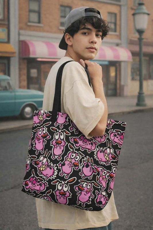 Bolsa Retro Coraje el perro cobarde.