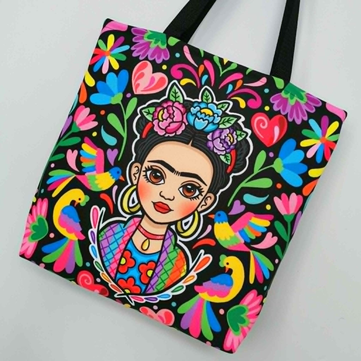 Frida Kahlo Bolso Artesanal Tenango.
