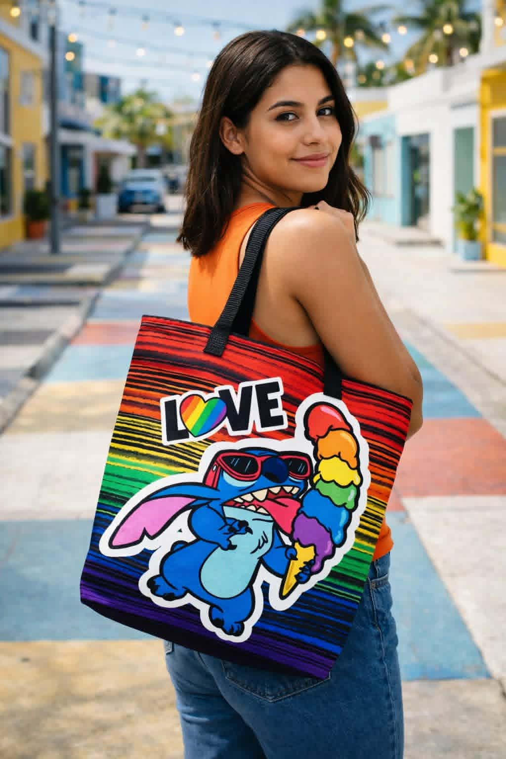Bolsa Stitch Pride Love
