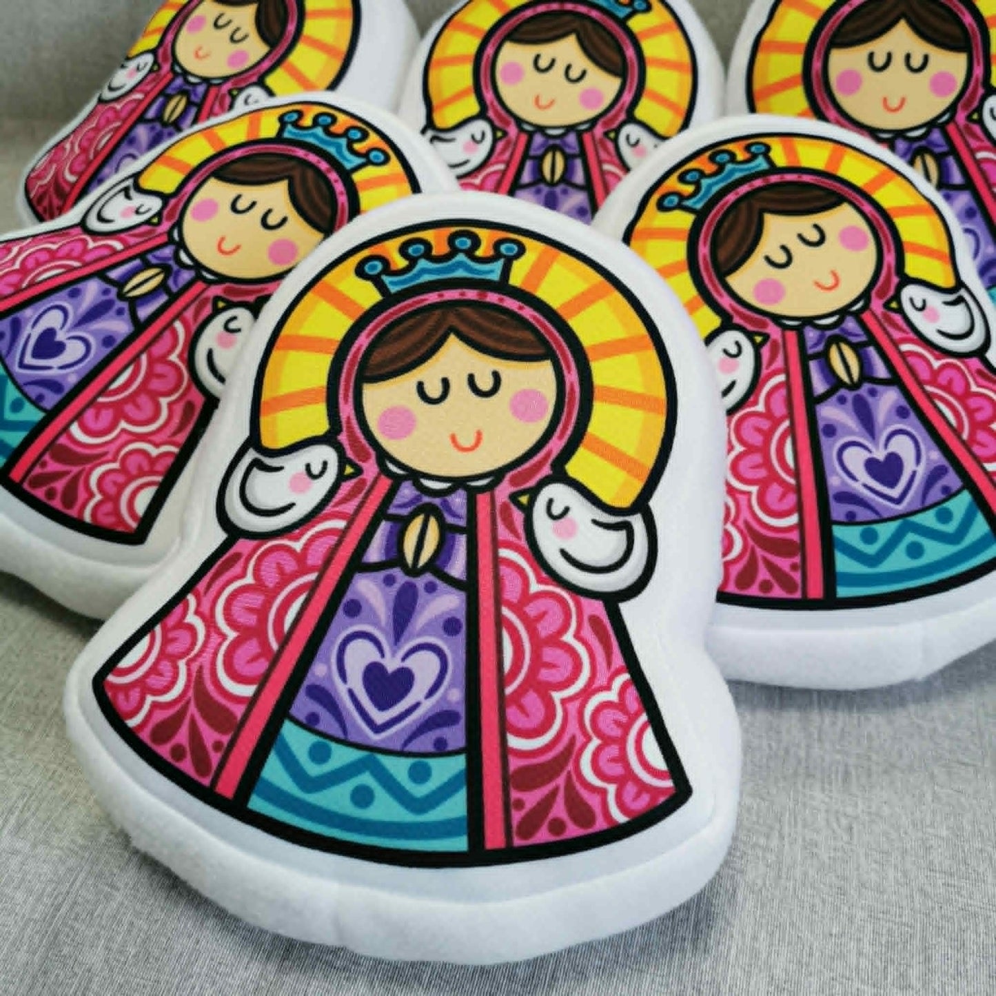 Pequeño Cojin de la virgencita Plis