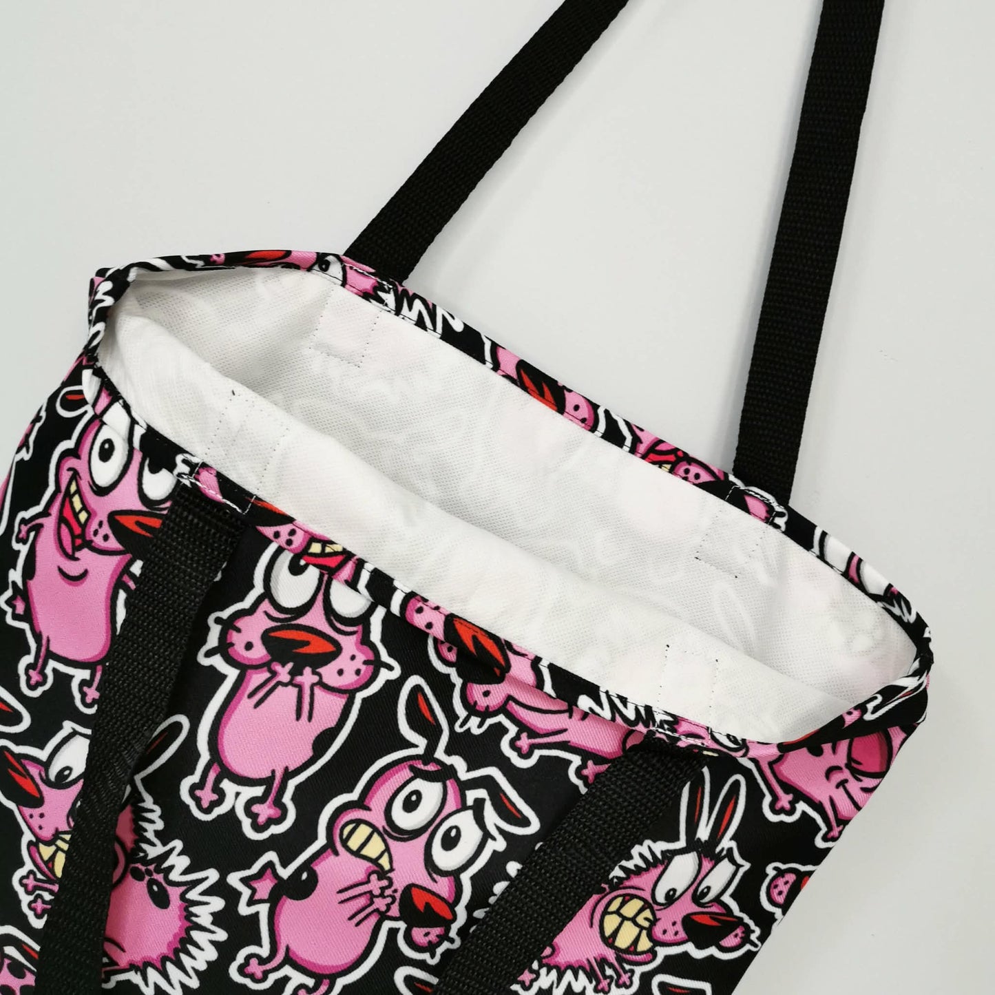 Bolsa Retro Coraje el perro cobarde.