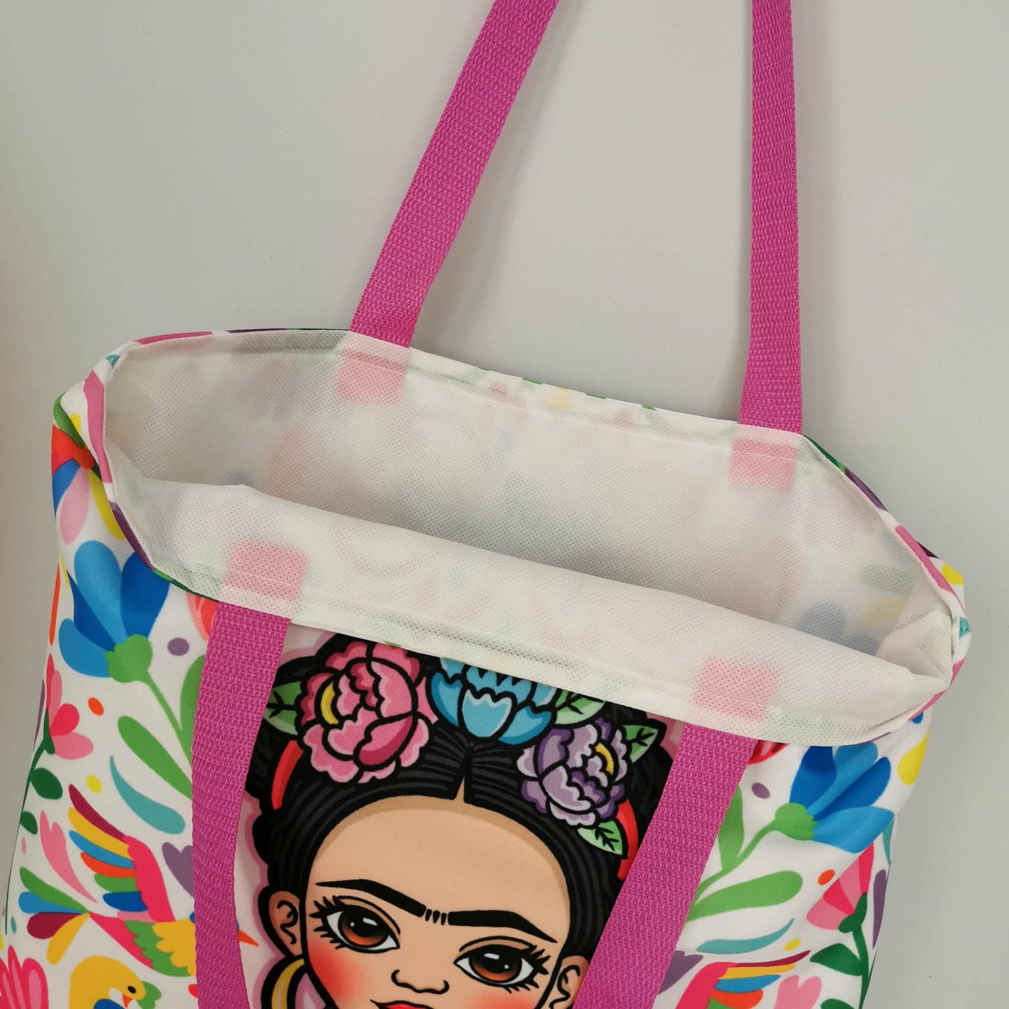 Bolso Frida Kahlo Artesania Mexicana de Colores.