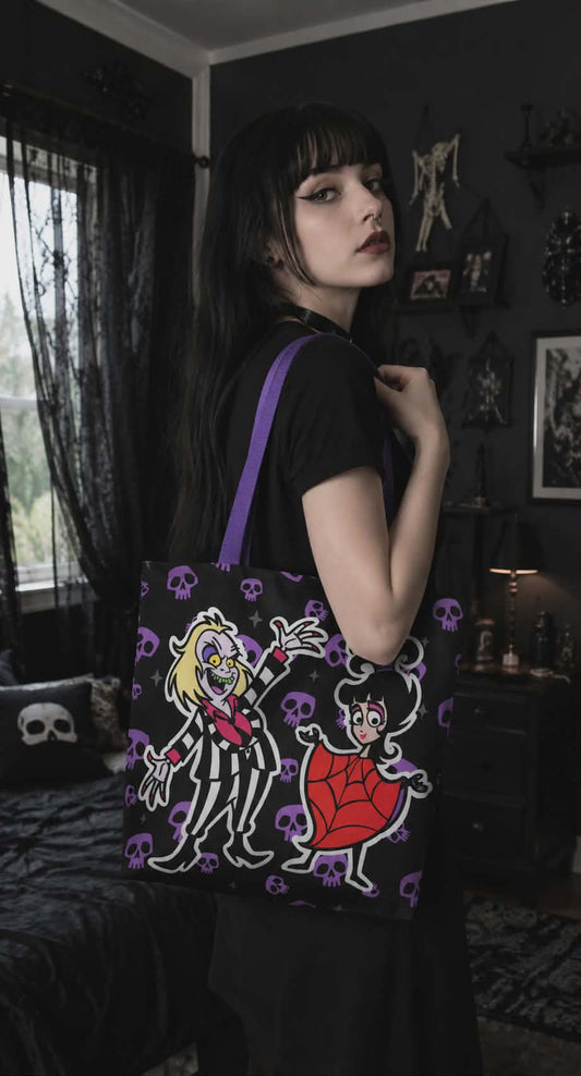 Beetlejuice Tote Bag Retro.