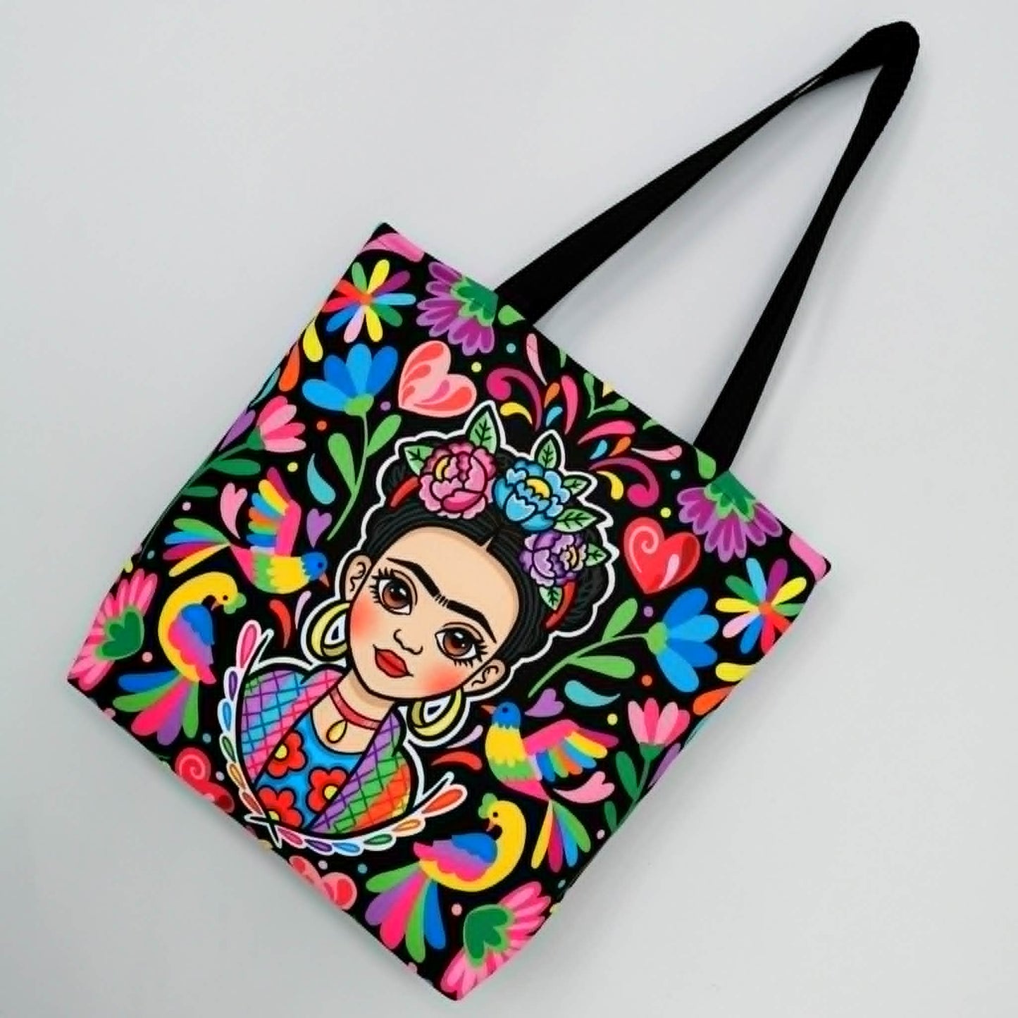 Frida Kahlo Bolso Artesanal Tenango.
