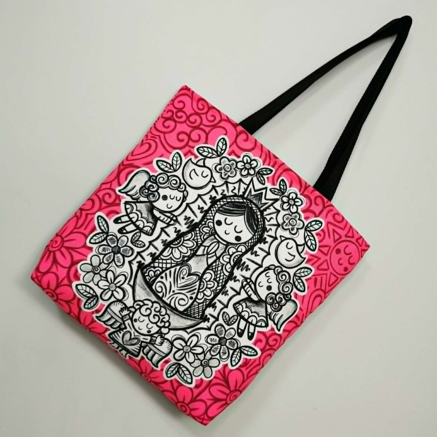 Virgencita Plis Tote Bag en Boceto