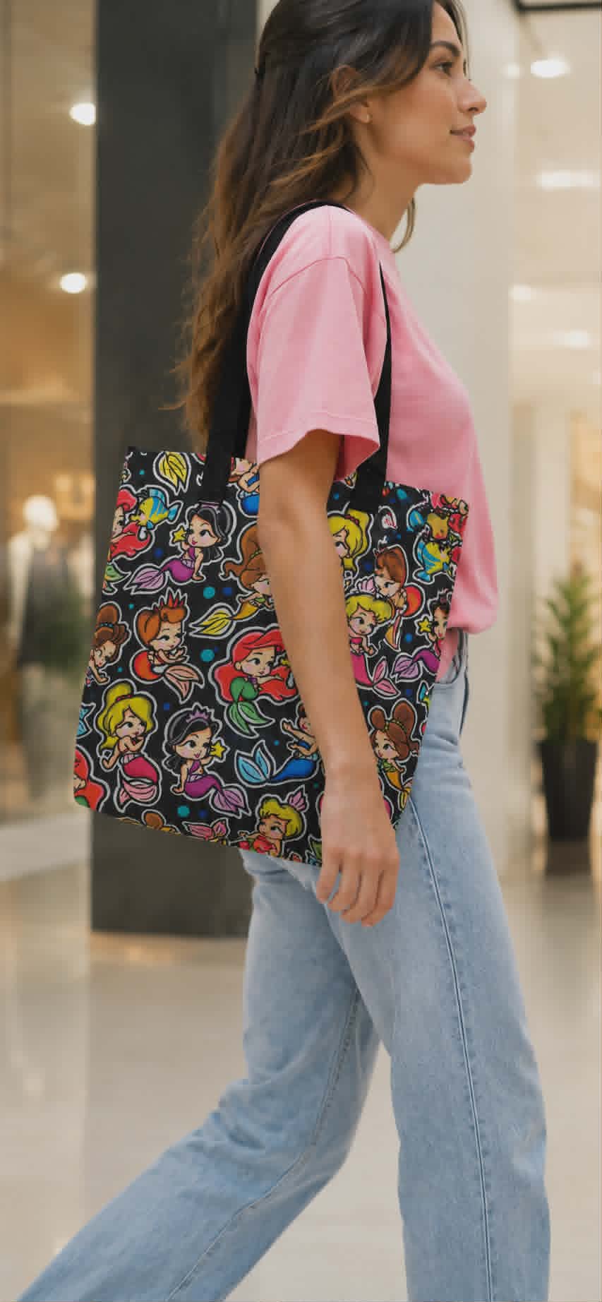 Tote Bag La Sirenita Ariel y sus hermanas.