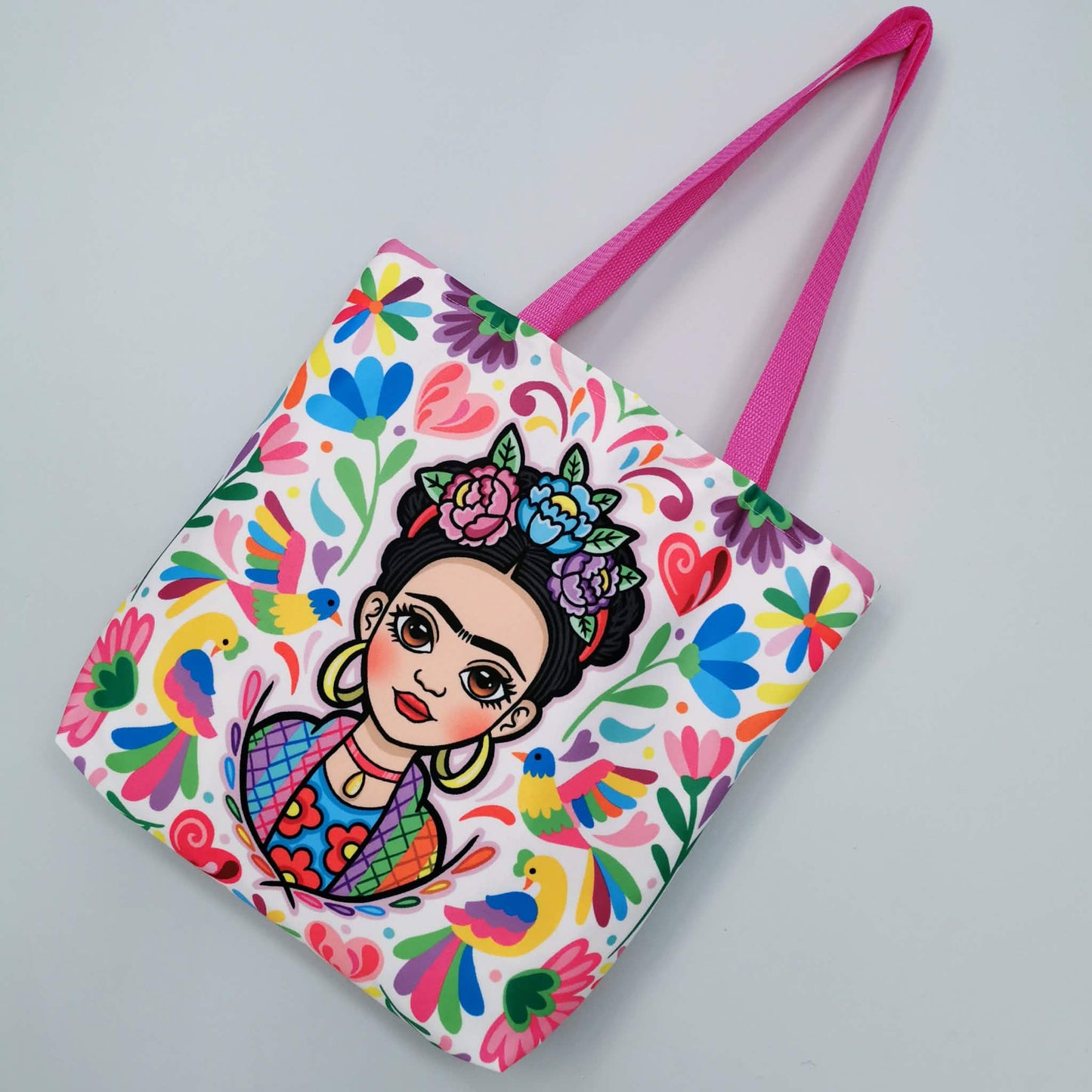 Bolso Frida Kahlo Artesania Mexicana de Colores.