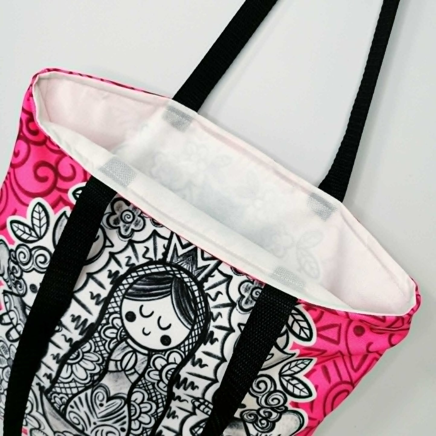 Virgencita Plis Tote Bag en Boceto