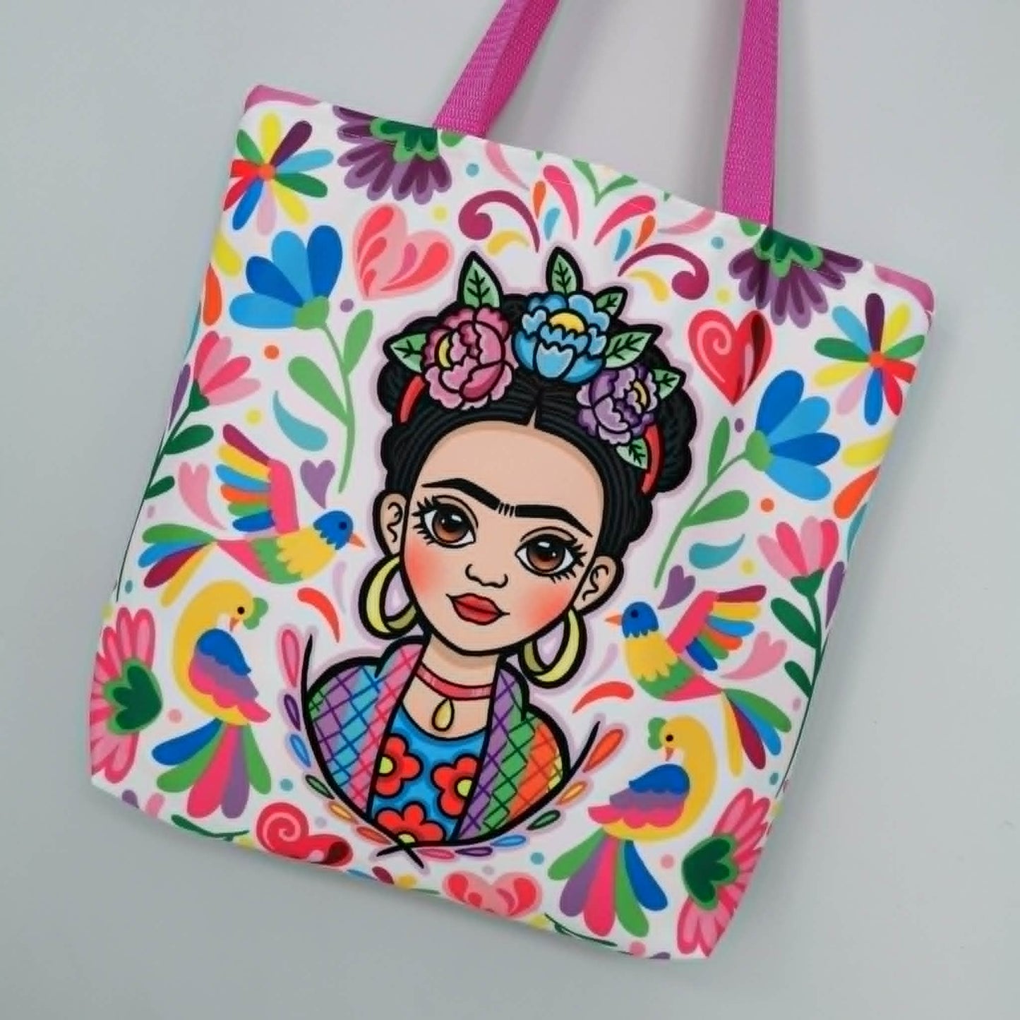 Bolso Frida Kahlo Artesania Mexicana de Colores.