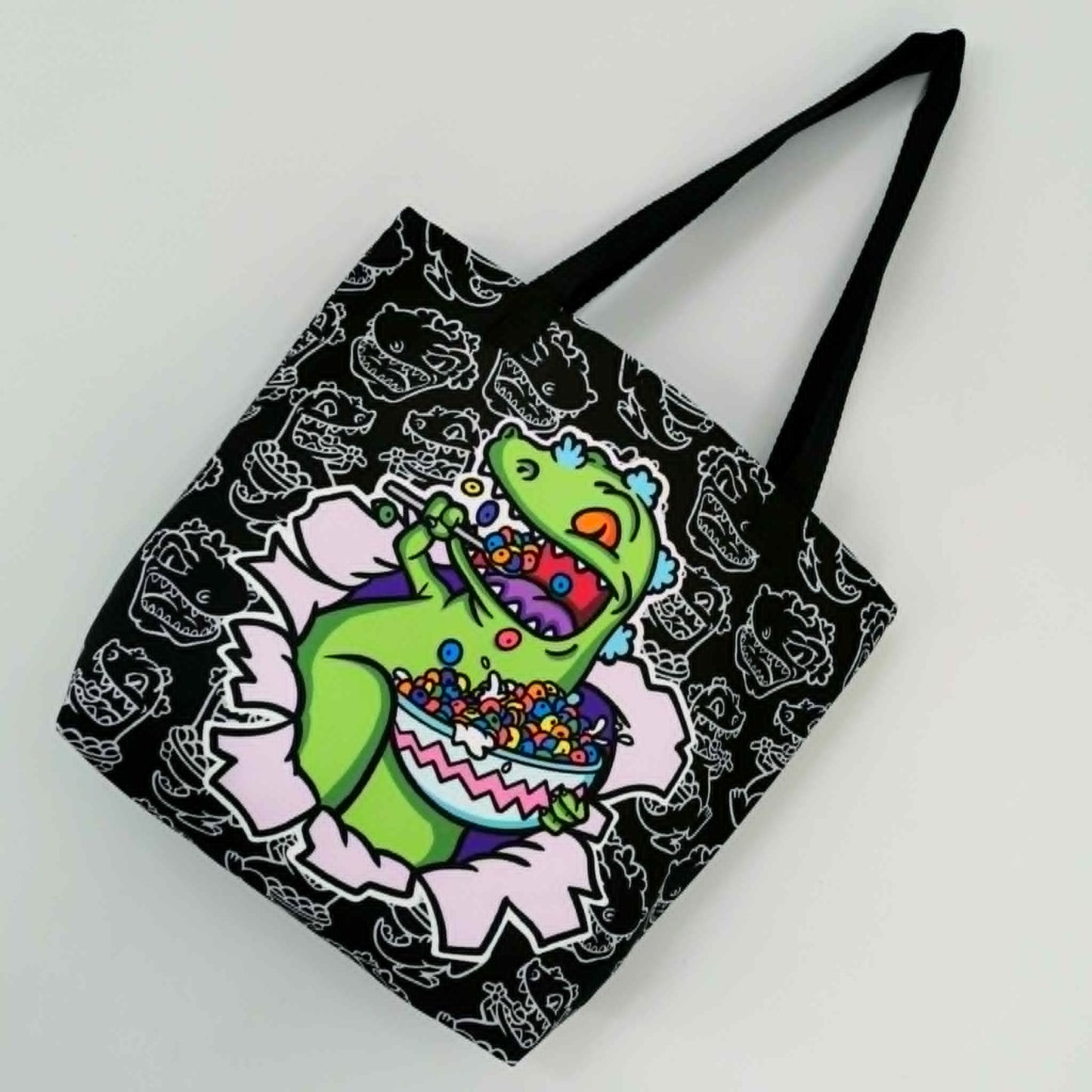 Tote Bag Reptar Rugrats Dinosaurio 90s.